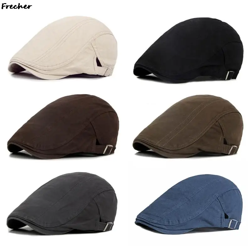 メンズコットンキャップ,フラットベレー帽,ヴィンテージ,運転用キャビーハット,カジュアルペインター,ゴルフキャップ,ロールプレイ,カウボーイハット,ファッションブレンド