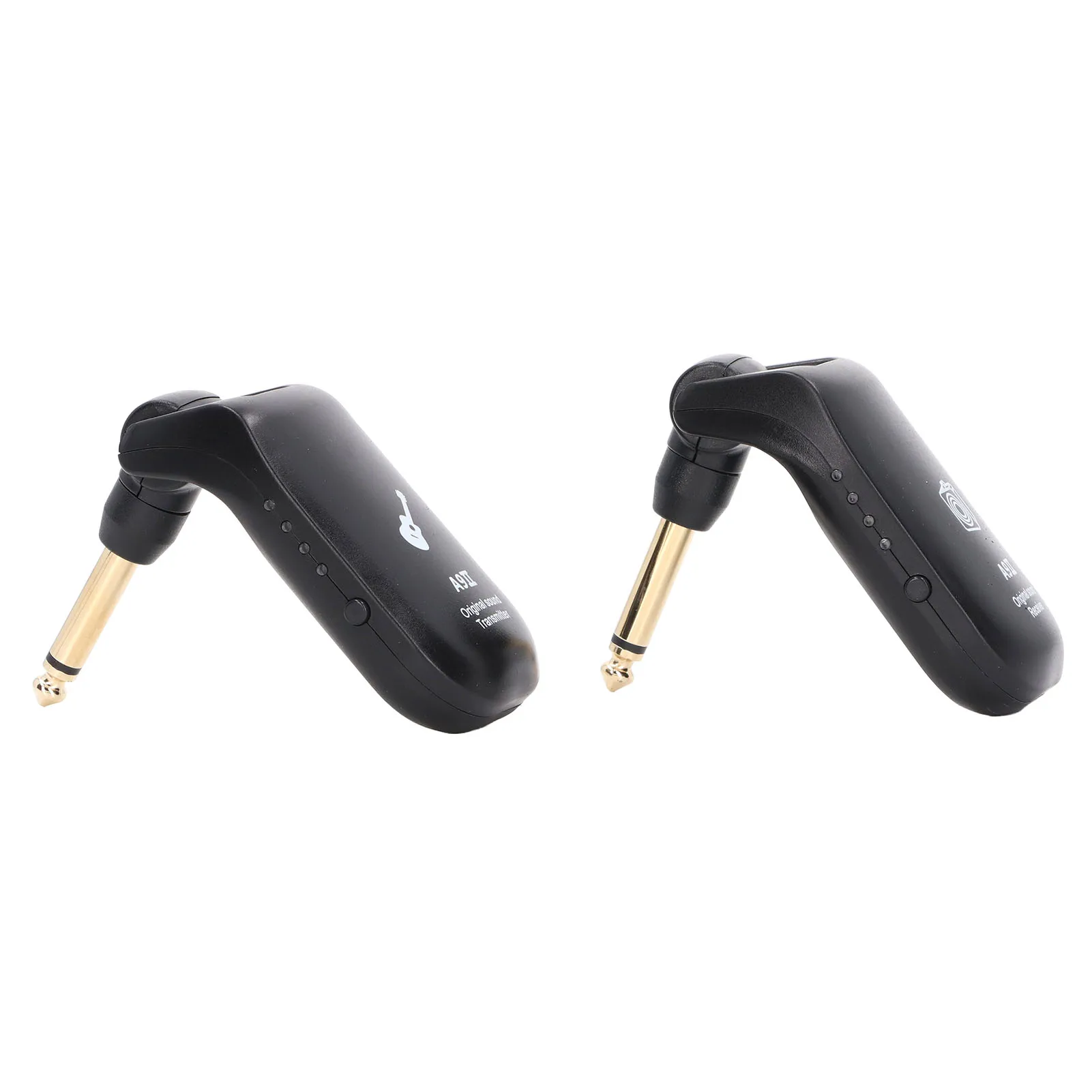 

Guitar Receiver Transmitter Set ABS Material Black 20Hz-20KHz Frequency Bandwidth 1 Transmitter 1 Receiver 1 Data Cable