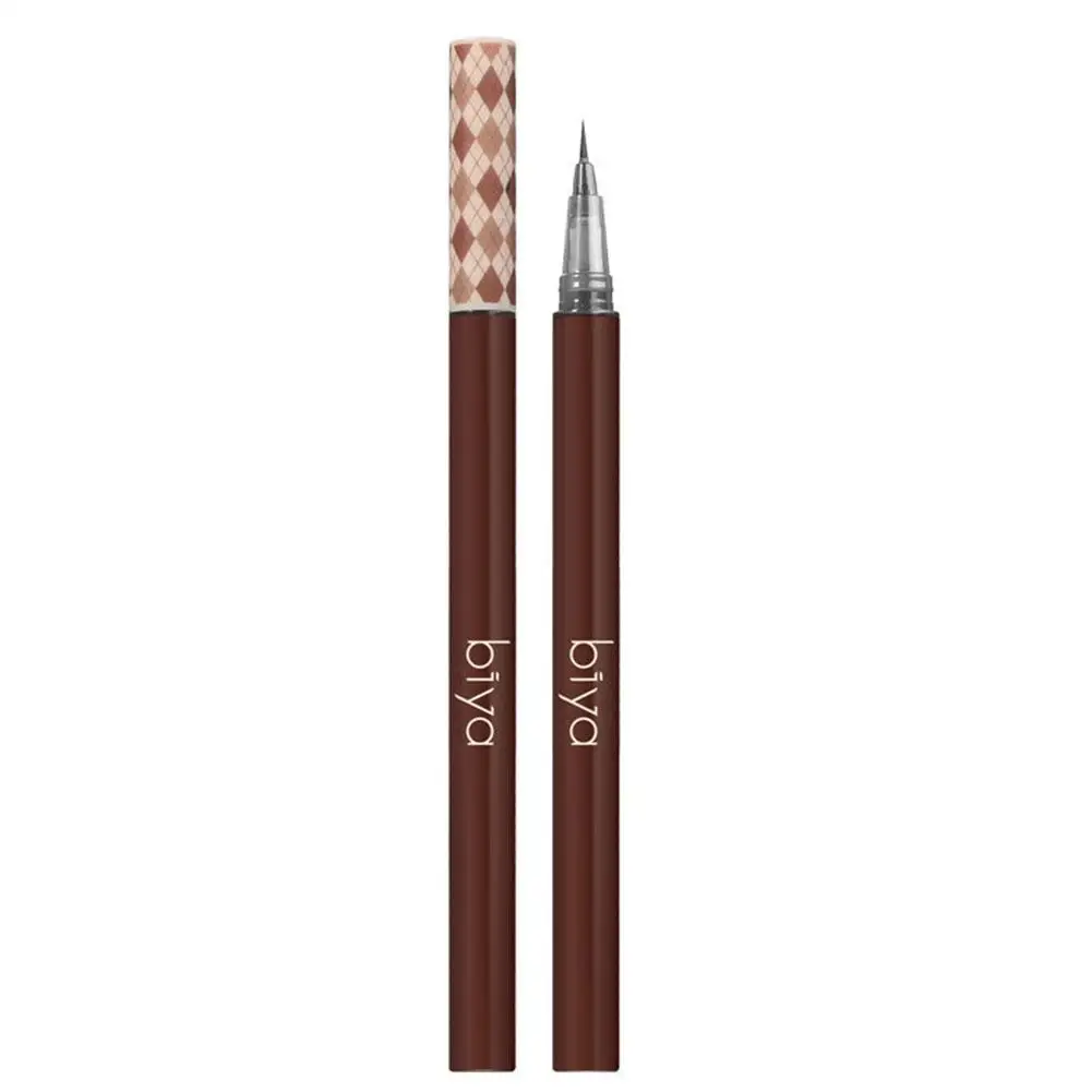 1 szt. Ultra cienka kredka do brwi w płynie 0,01 mm, wodoodporna, długotrwała, gładka eyeliner do makijażu brwi typu \"leżący jedwabnik\" na co dzień.