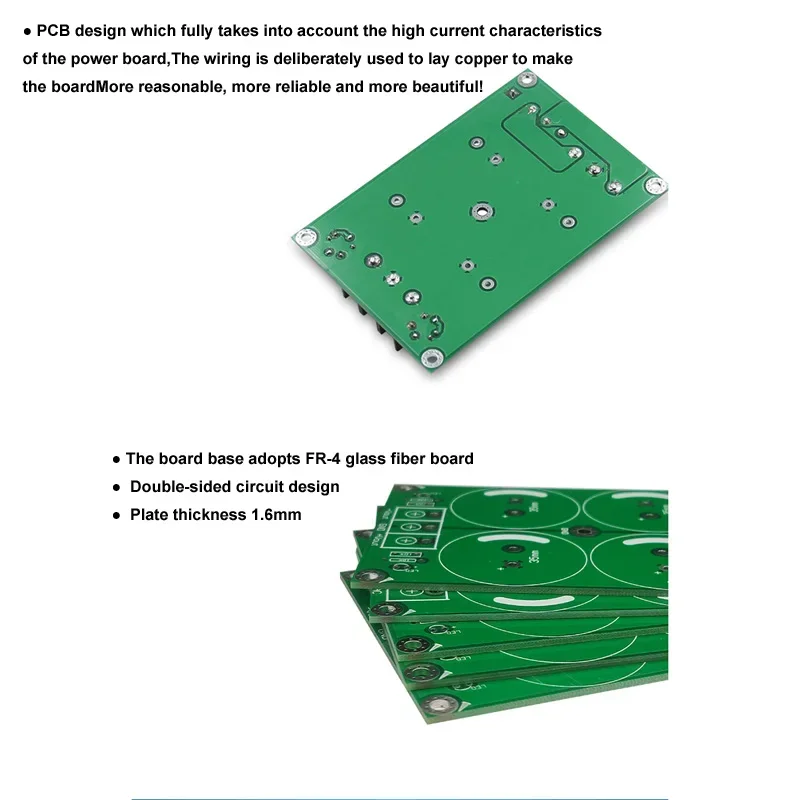 DLHiFi High Power Single Bridge Capacitor Rectifier Filter Power Board 20A 35mm 4-bit Double Voltage For HiFi Audio Amplifier