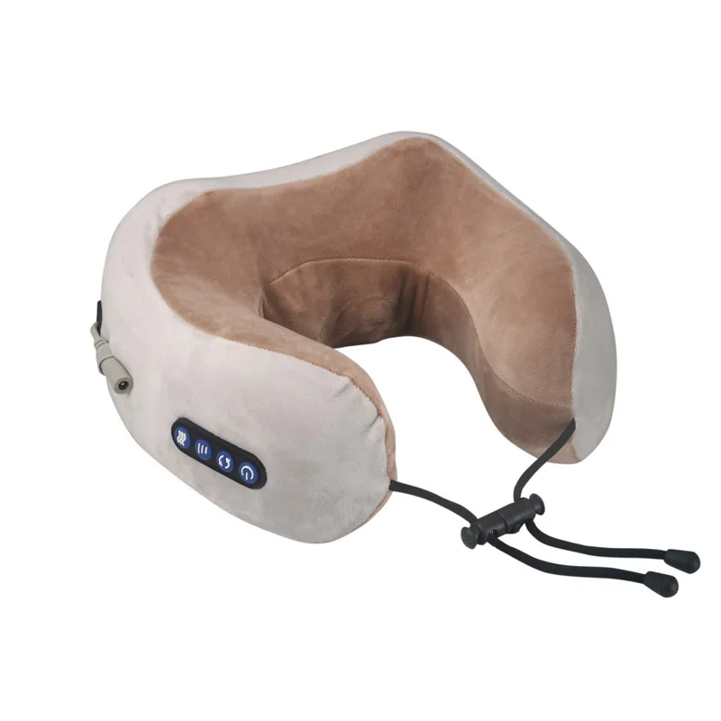 Multifunctional U-Shaped Massage Pillow Electric Cervical Spine Neck Massager Portable Pillow Neck Protection Instrument