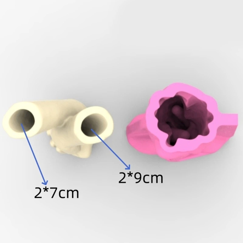 652F Versatile Silicone Mould for Hand in Hand Flower Pots Easy Demoulding Cement Planter Accessory for Enthusiasts Household