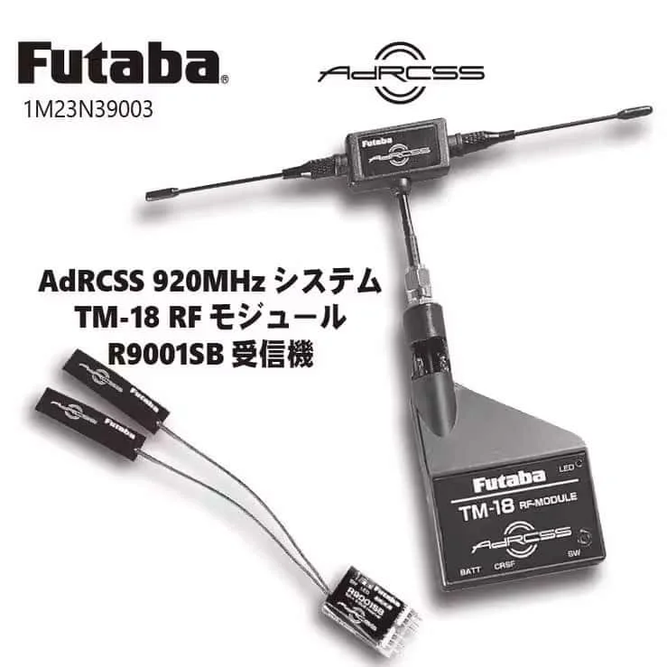 FUTABA TM-18 High Frequency Headset Kit 16CH CRSF Signal Includes R9001SB Receiver for T32MZ WC T32MZ T18SZ T161Z T16IZS