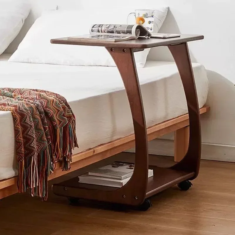 

Portable Reading Stand Corner Bed Table Gaming Desk Study Wood Living Room Mobile Computer Desks Furniture