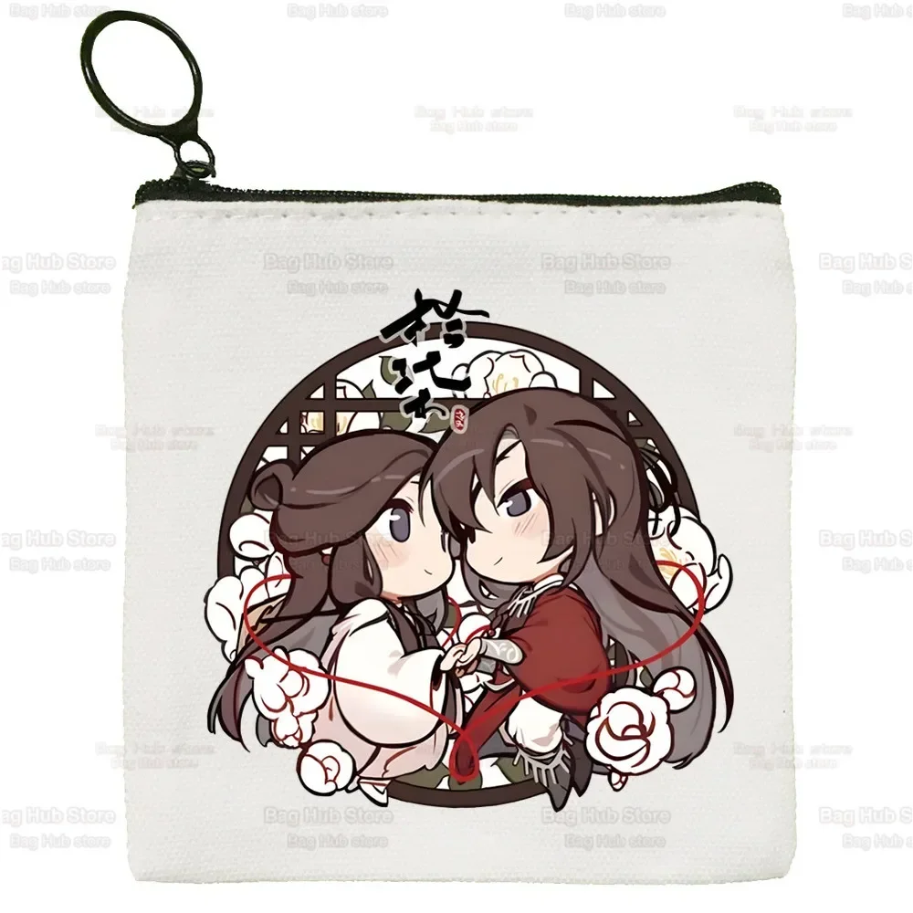 Mo Dao Zu Shi The Untamed Coin Purse Female Small Purse Mini Lan WangJi Wei Wu Xian Clutch Bag Cute Canvas Key Case Coin Purse