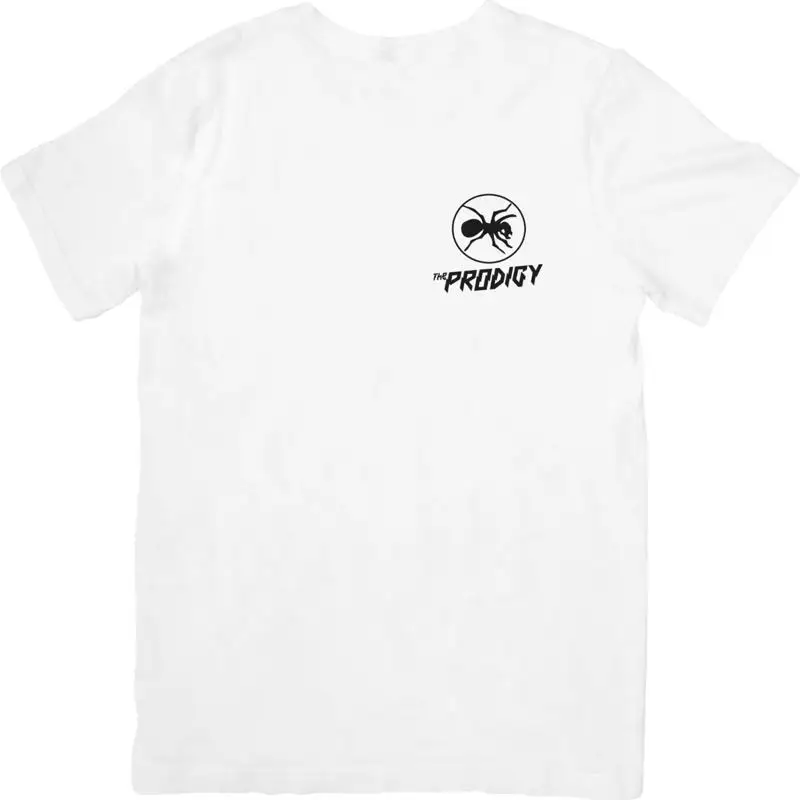 The Prodigy logo Music Fit for Men & Women Quality Cotton T-Shirt White.