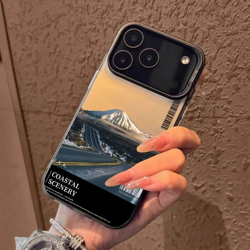 سنو ماونتن الطريق جراب هاتف ل ممن لهم A3 A5 A6 برو A15 A35 A18 A38 A3X A5X A55 A36 A17 A58 A57 A78 A98 A60 A7 غلاف IMD #4