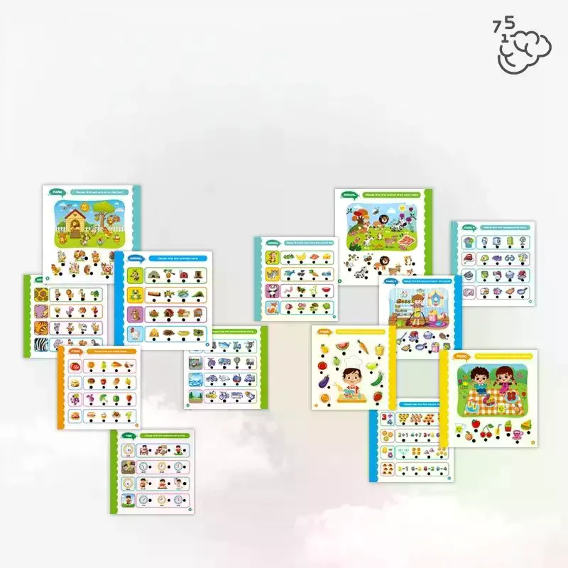 1 セット英語学習スマートポイントタッチトーキングペン学習機音声サウンドブック子供のための教育玩具