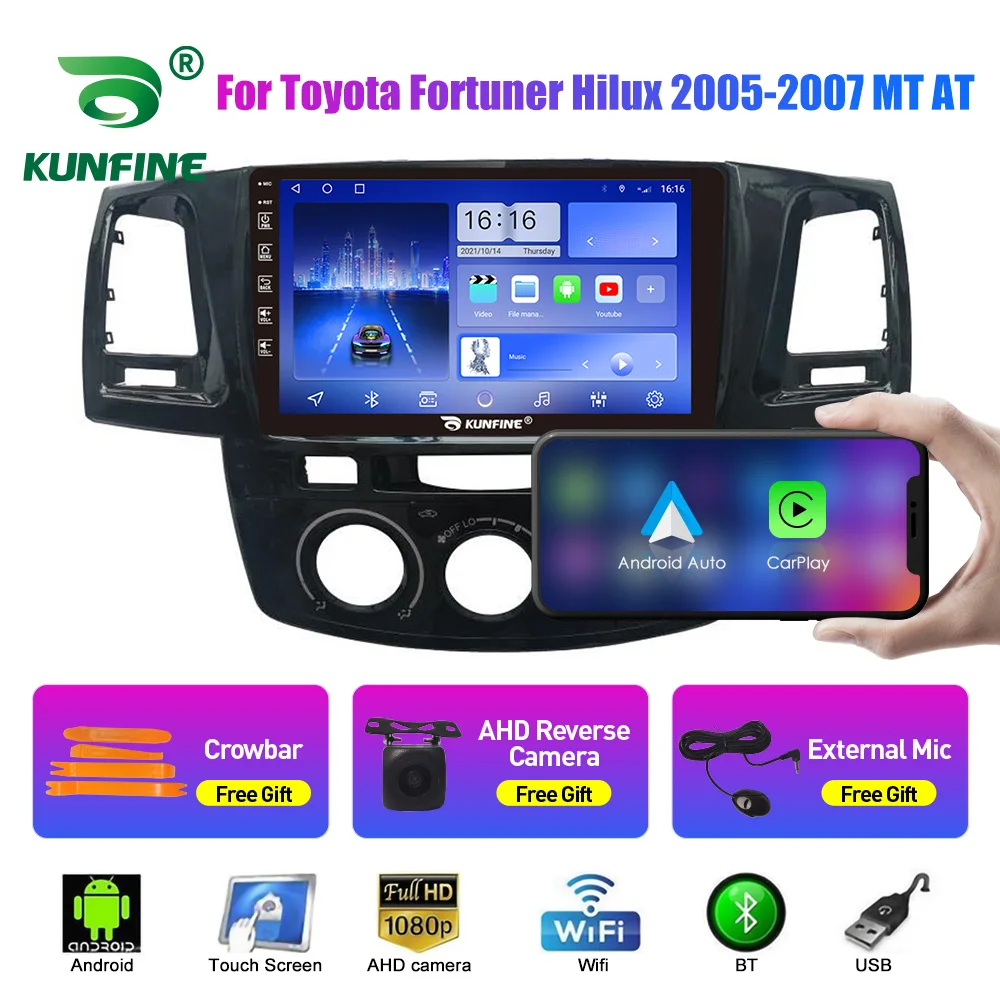 

10.33 Inch Car Radio For Toyota Fortuner 05-07 MT 2Din Android Octa Core Car Stereo GPS Navigation Player QLED Screen Carplay