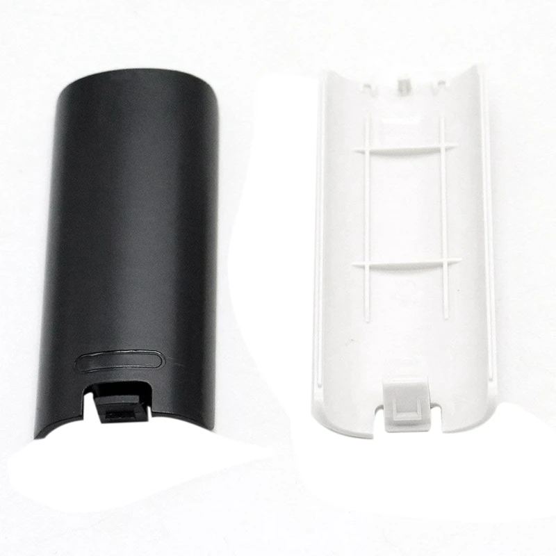 2 قطعة أبيض وأسود استبدال البطارية غطاء الباب الخلفي شل لجهاز تحكم عن بعد نينتندو وي