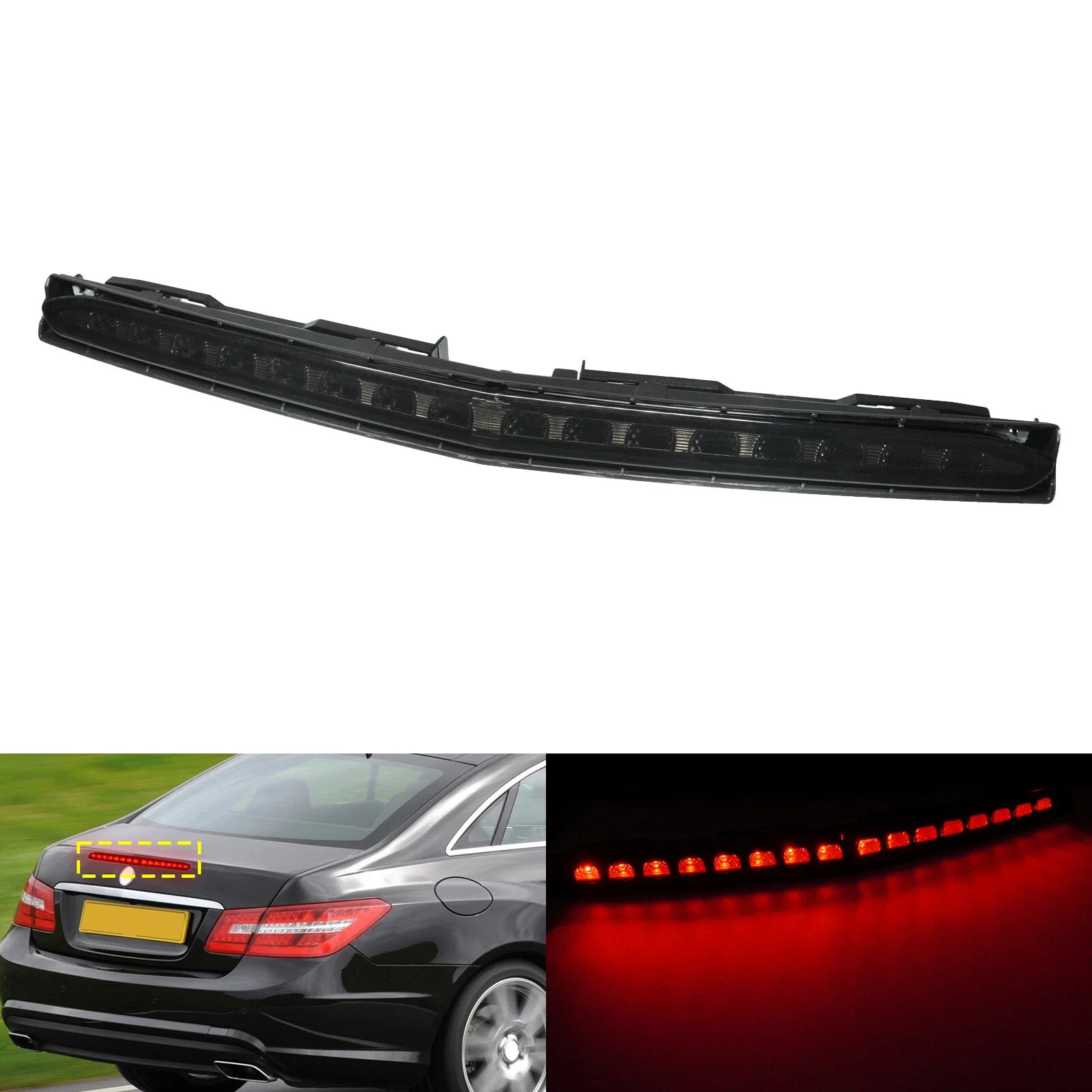 

For Mercedes-Benz C207 A207 E-Class 2009-2017 2078200156 High Brake Light Bar LED Light Rear Third Rear Parking Signal Lamp Stop