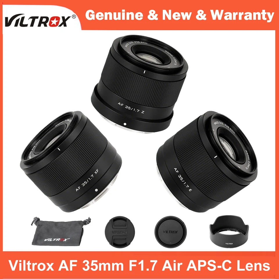 Viltrox 35mm F1.7 Air Auto Focus APS-C Lens for Sony E-Mount A7IV
