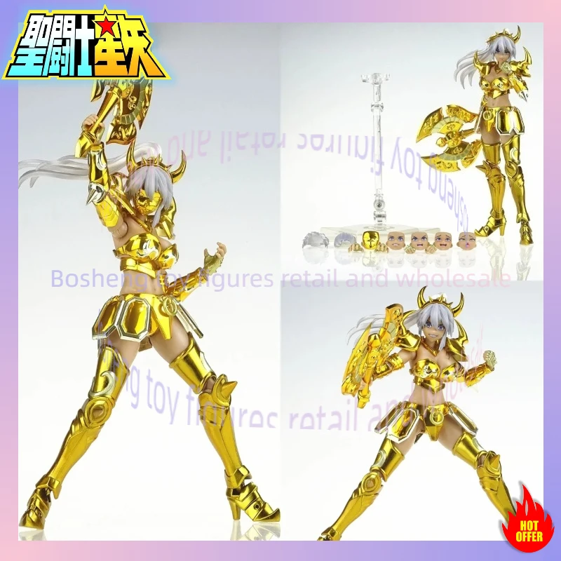 

[In stock] Great Toys Saint Seiya Myth Cloth EX Holy Contract Female Taurus Erica Action Figure Knights of Zodiac GT