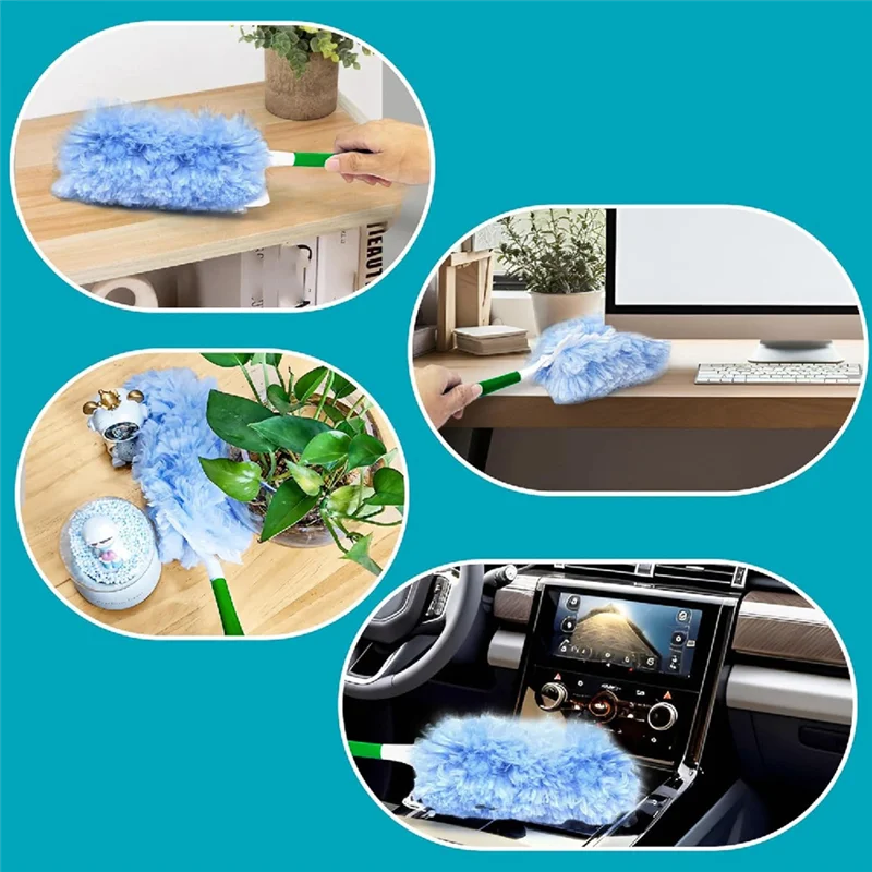 Promotion! Electrostatic Duster Double-Sided Adsorption Household Duster Multi-Function Replacement Kit Accessories