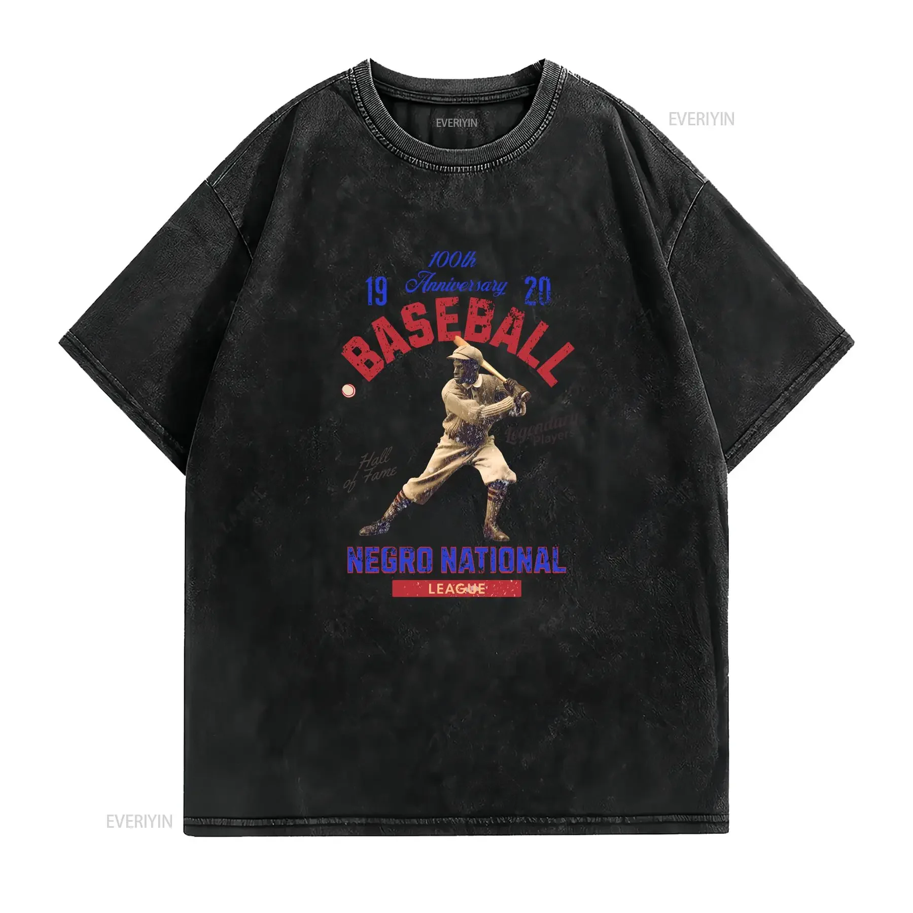Negro National League Baseball Legends 100th Anniversary Vintage Style Design Black History Player Nicknames Jersey  T Shirt