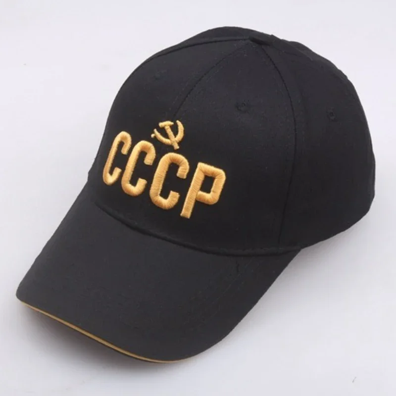 

Customize Russian National Emblem Baseball Cap Cotton USSR Soviet Style Embroidery Snapback Hat Adjustable Unisex Outdoor Cap