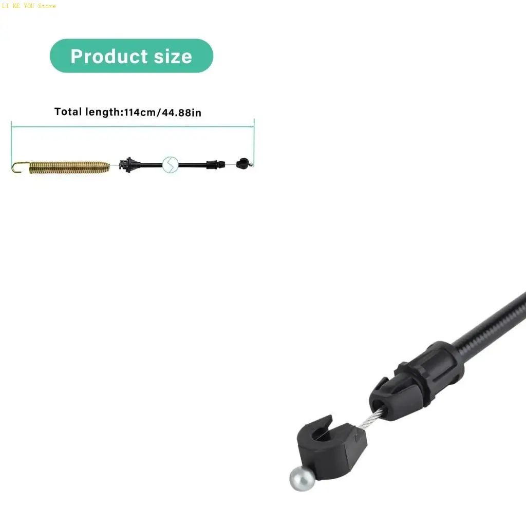 W3JE Tractor Deck Engagement Clutch Control Cable for 532175067 21547184 169676