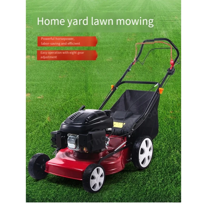 Gasoline lawn mower power orchard hand push pusher