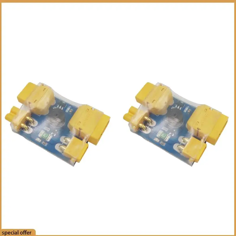 

A68Z 2X XT30 / XT60 Smart Smoke Stopper Short-Circuit Protection Plug For FPV Drone Part