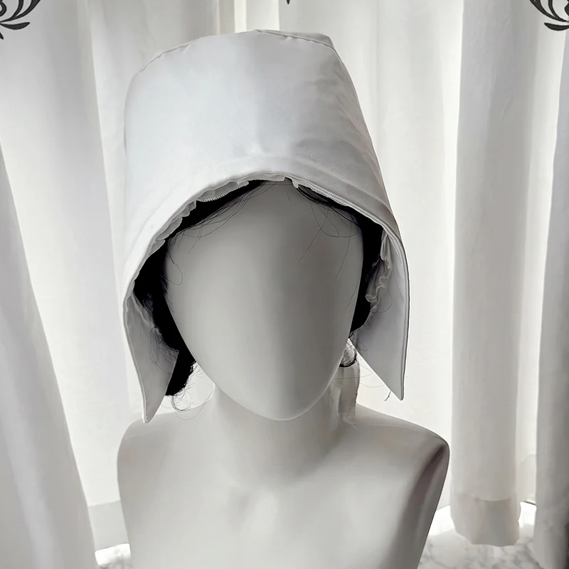 Medieval Coif Cap Women Peasant Amish Hat Headwear Girls Victorian Nun Bonnet Hat Maid Tea Party Cosplay Costume Accessories