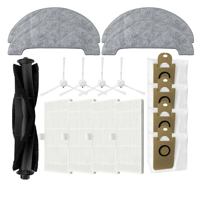 

For Miwhole M8 Pro Replacement Spare Parts Accessories Main Side Brush Hepa Filter Mop Cloth Dust Bag
