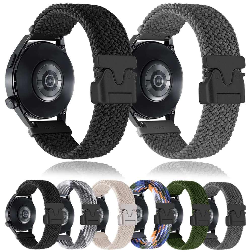1 stücke Sport Strap Nylon Uhr Band 22mm 20mm Für TicWatch Pro 3 Ultra LTE/GPS E3 E2 S2 Pro X 2021 Frauen Männer Smartwatch Armbänder
