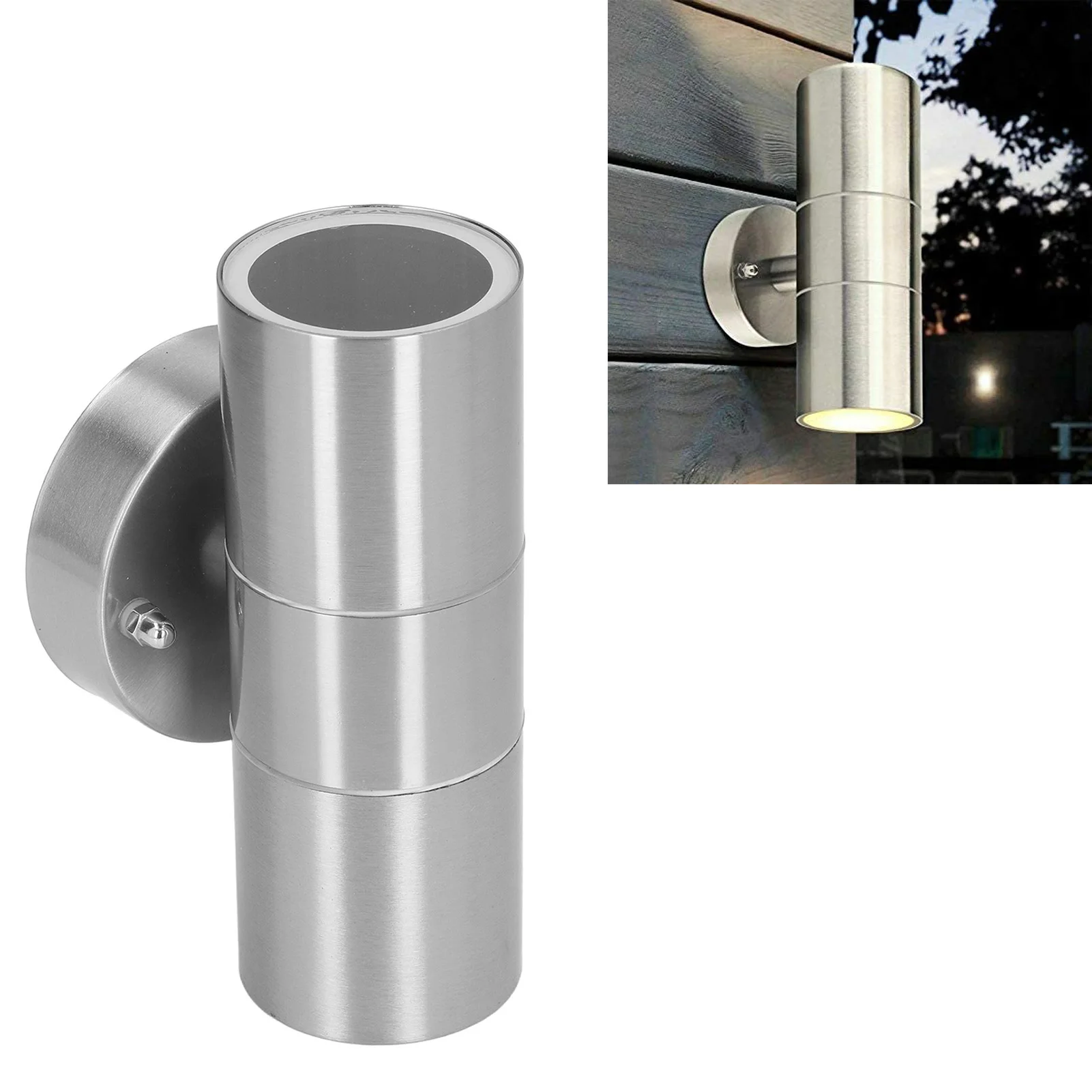 أضواء الجدار لأعلى أسفل أضواء الجدار في الهواء الطلق للماء الفولاذ المقاوم للصدأ البيئية القابلة للفصل لغرف النوم للفيلا #2
