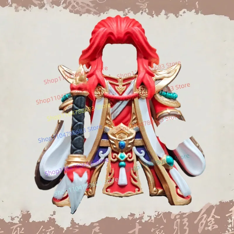 

MOC Building Blocks, Mini Assembled Model, Anime Red Teen Character Armor Accessories, Ornament Collectible Toy Gift Doll