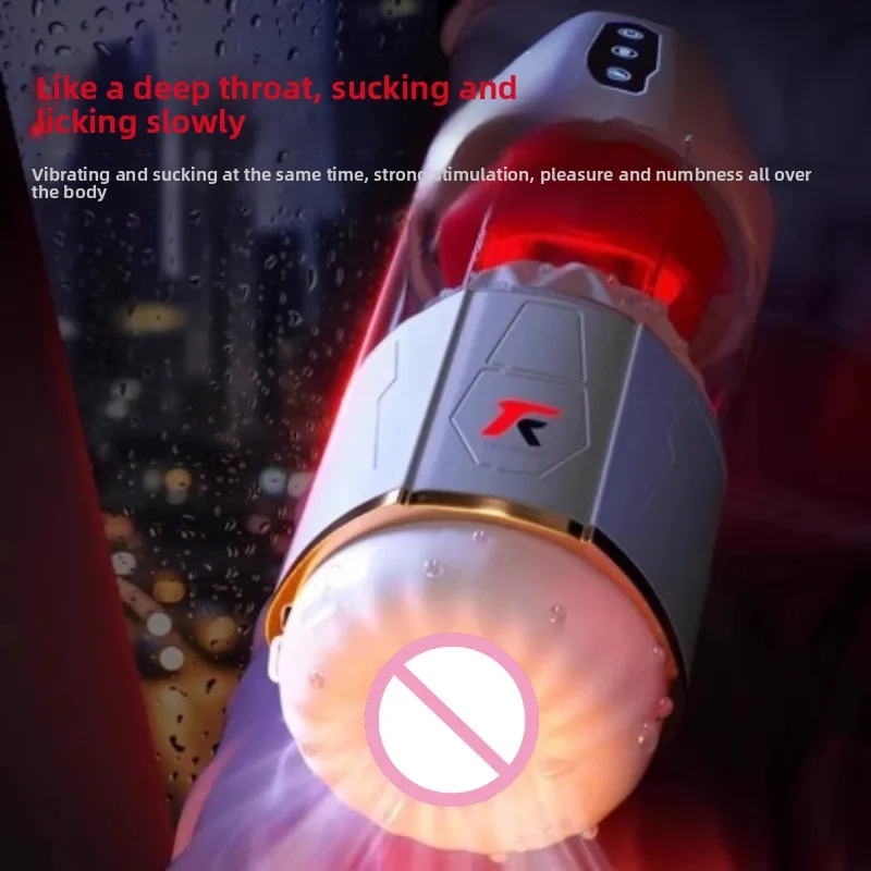 Tongue Licking Plane Cup Tongue Licking Electric Male Automatic Sucking Masturbator Supplies Men's Special Masturbation Artifact