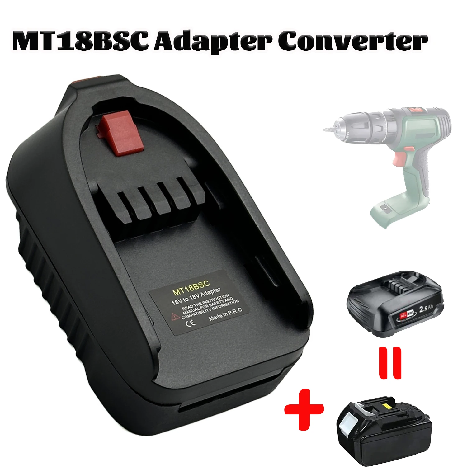 MT18BSC Battery Adapter Converter for Makita 18V Lithium Battery Convert to for Bosch 18V Cordless Power Tool