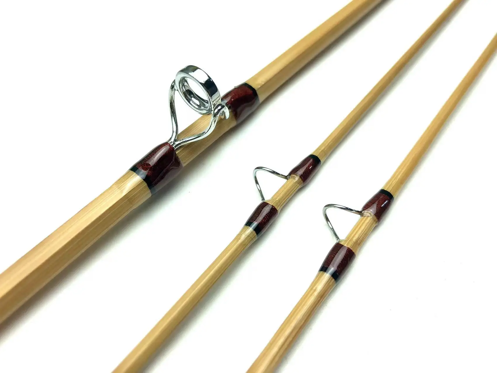 Imagem -04 - Zhusrods-hand Made Bamboo Fly Rods 2-seções 2dica o Preço Normal é 197 Apenas o Preço Especial é 157 60 76 Seções