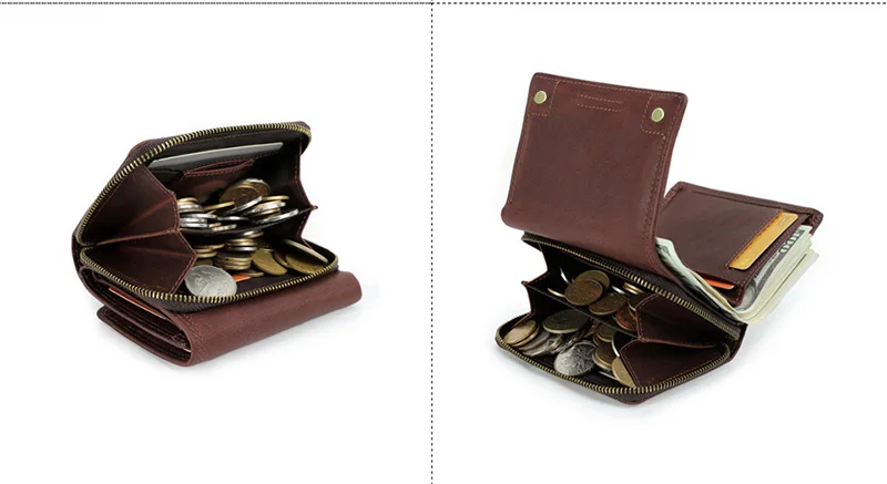 YKOSM Vintage Luxus Echtes Leder Airtags Brieftasche Männer Frauen Geldbörse Mit RFID Blocking Box Anti-verloren ID Kreditkarte Tasche – Detail 12