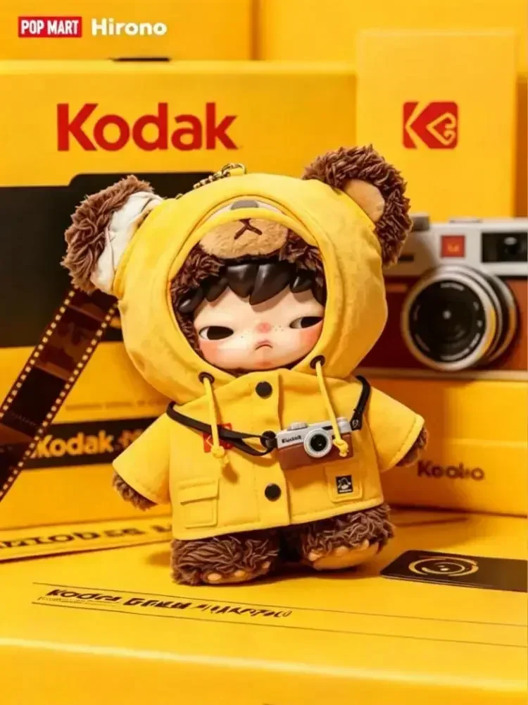 POP MART Hirono Kodak Series Pluszowa Zawieszka Modny Mystery Box Figurka Anime Losowy Model Zabawka Ozdoba Lalka — 2