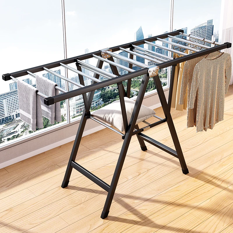 

Household metal foldable drying rack storage device Household wardrobe and bathroom iron plastic shoe storage bag