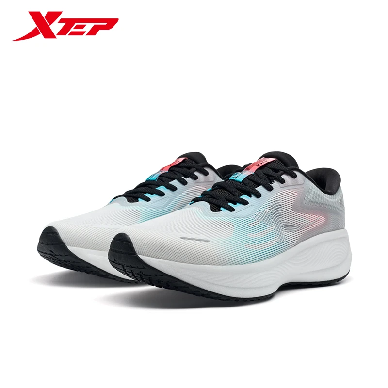 Xtep Running Shoes For Men 2024 Autumn Rebound Sports Shoes Cushion Stability Comfortable Breathable Sneakers 976319110037