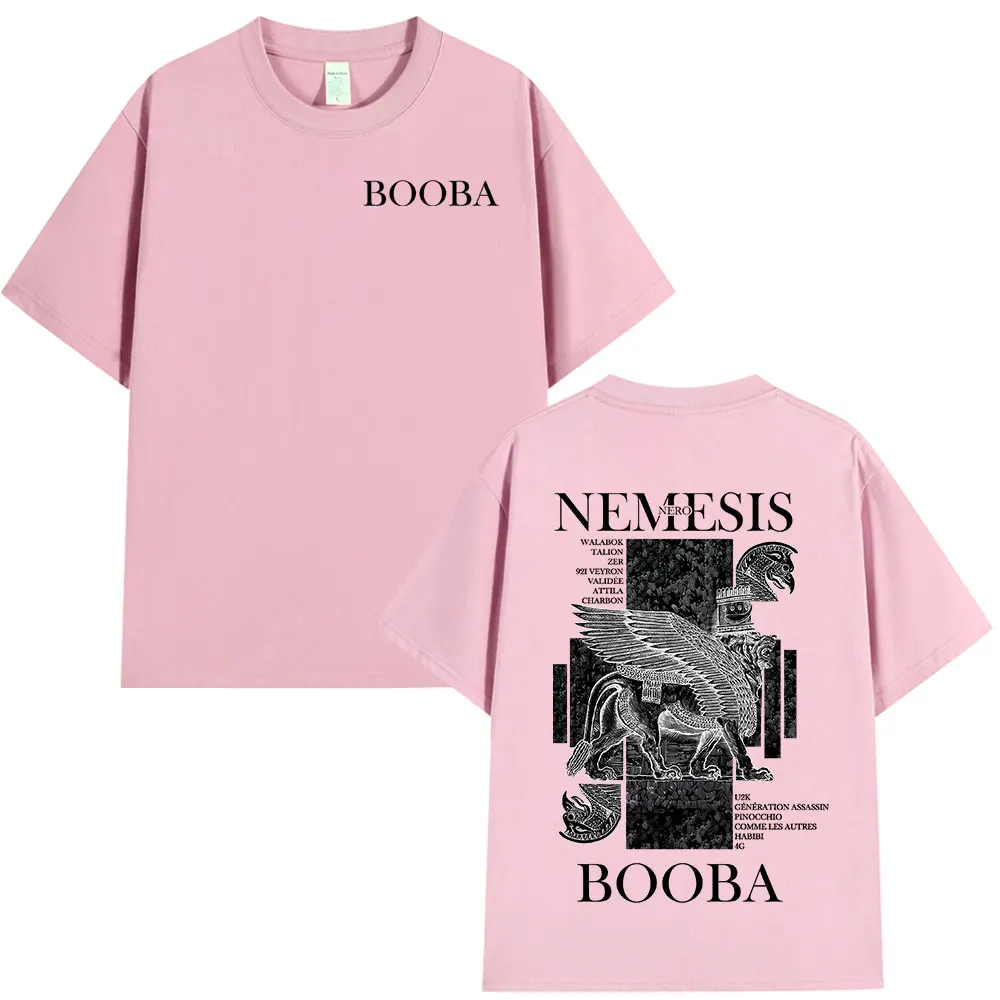 مغني الراب بوبا نيرو نيميسيس ألبوم الجرافيك تي شيرت الرجال النساء الهيب هوب موضة تي شيرت عادية خمر المتضخم تي شيرت الشارع الشهير