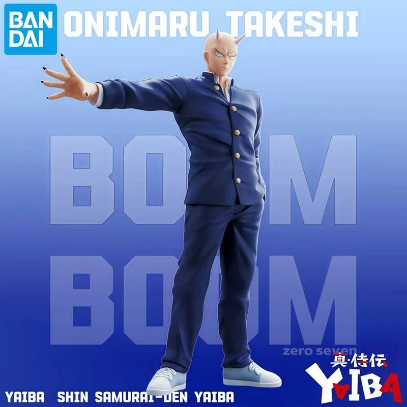 

Подлинная BANDAI NAMCO BANPRESTO Kenyuu Densetsu Yaiba YAIBA Shin Samurai-den Yaiba Onimaru Takeshi ПВХ фигурка Модель куклы в подарок