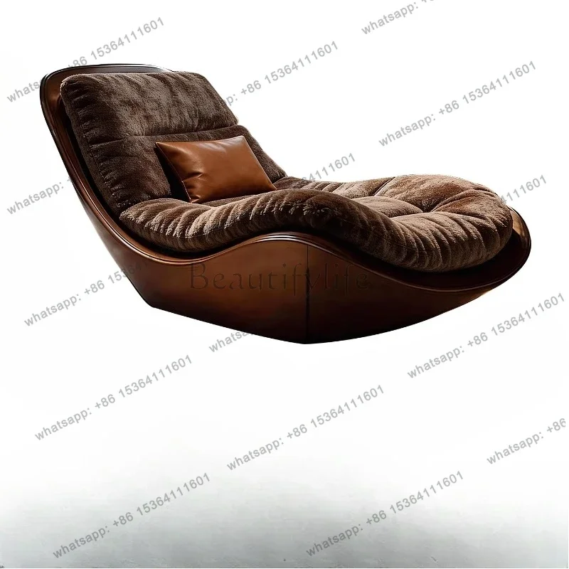 

FG11Italian single sofa chair living room balcony home leisure recliner lazy wind homestay light luxury