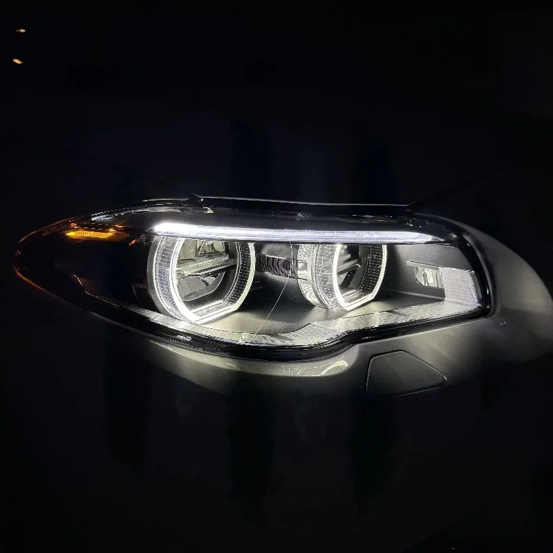 CCTC 5 Series F10 F18 & M5 LCI Style Full LED Angle Eye Headlights Assembly for BMW 520i 535i 525i 2011-2017 Headlight