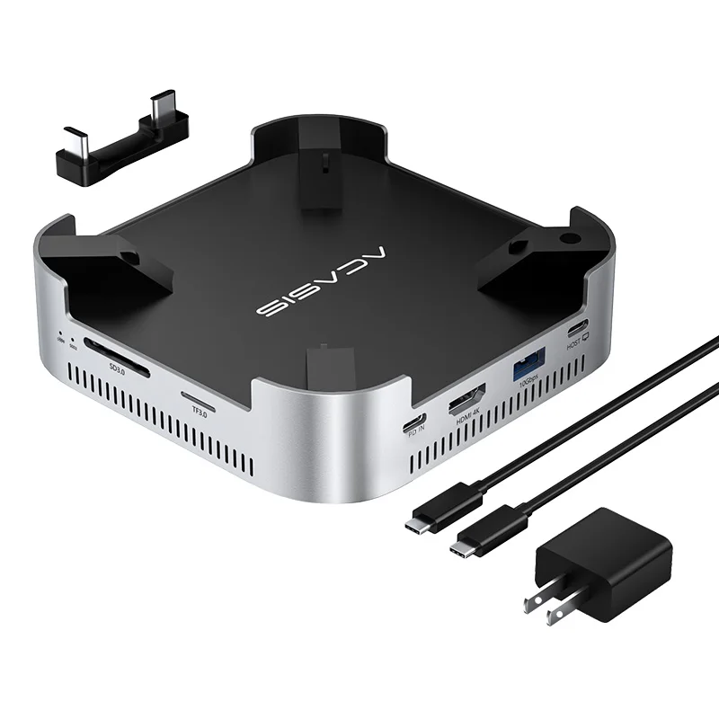 Acasis Mac Mini Docking Station USB-C 40Gbps to DP 4K/144HZ TF/SD