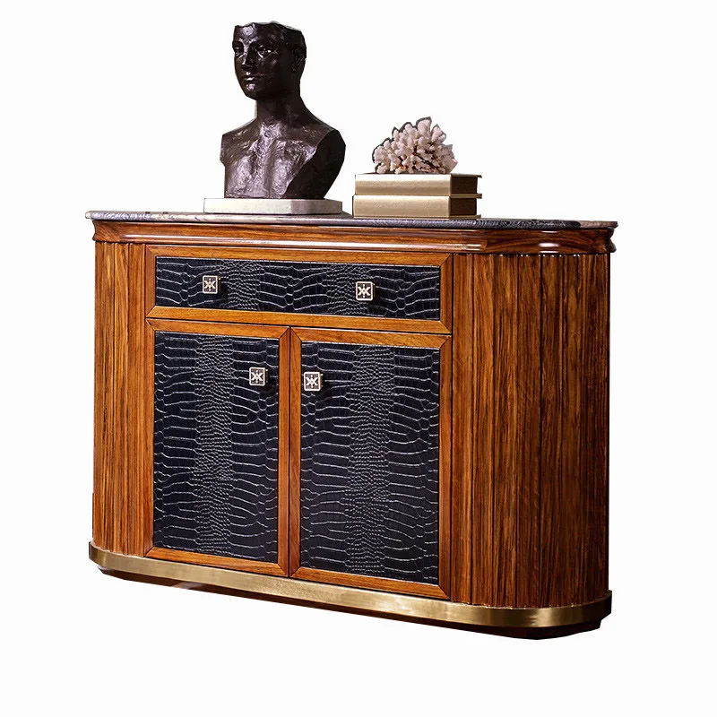 

Shoe Cabinet Villa Foyer Entrance Cabinet Mahogany Side Cabinet