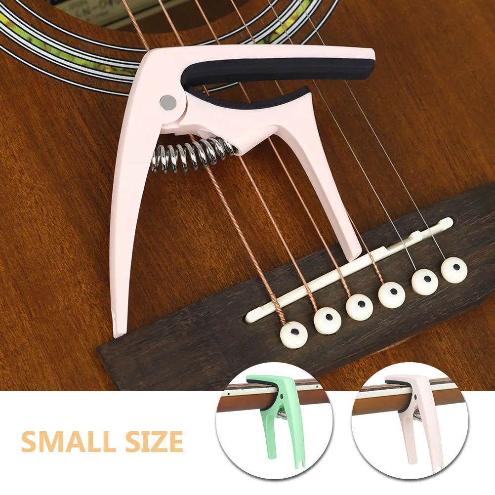 

2Pcs Guitar Capo Clamp ABS Modified Clip for Acoustic Electric Guitar Professional Accessory Capo