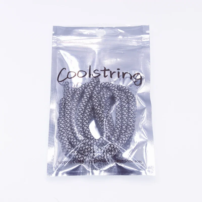 Coolstring Shoe Accessories 5MM Round Lace Mixed Color Reflective Rope Nice Hat Waist Sneaker Boots Lacet Glow In Light Cordones
