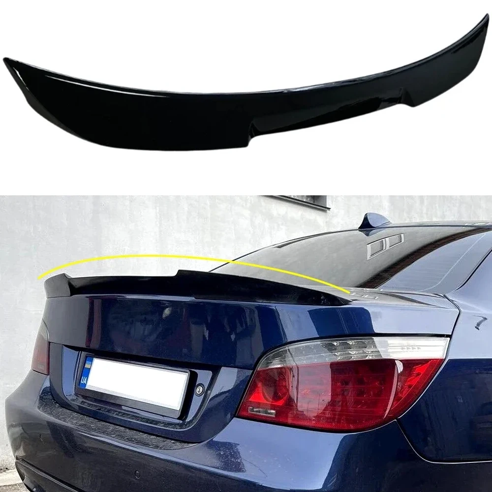 

M4 Style Rear Spoiler Car Rear Trunk Spoiler Splitter Tail Wing for BMW 5 Series E60 520i 520d 525i 530i 530d 2004-2010