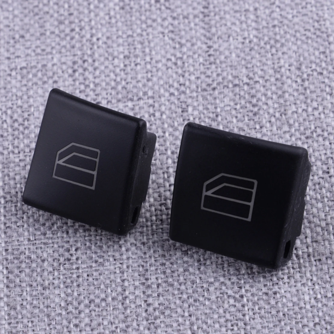 

A2049055402 1 Pair Window Switch Button Cover Cap Fit For Mercedes Benz A B C E M GLK GL GLA GLE GLS Class CLA Black Plastic