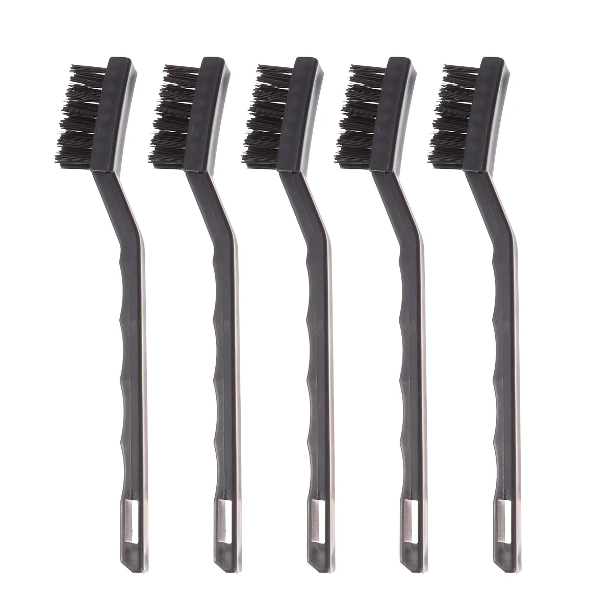 5 Pcs Anti Static Brush Cleaning Record Black Phone Circuit Board 3 Row Bristle