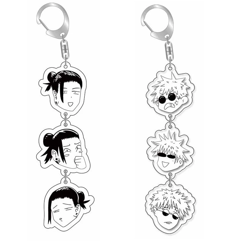 Game Jujutsu Kaisen Satoru Gojo	Geto Suguru Fushiguro Megumi Inumaki Toge Cosplay Key Chain Pendant Acrylic  Ambitus