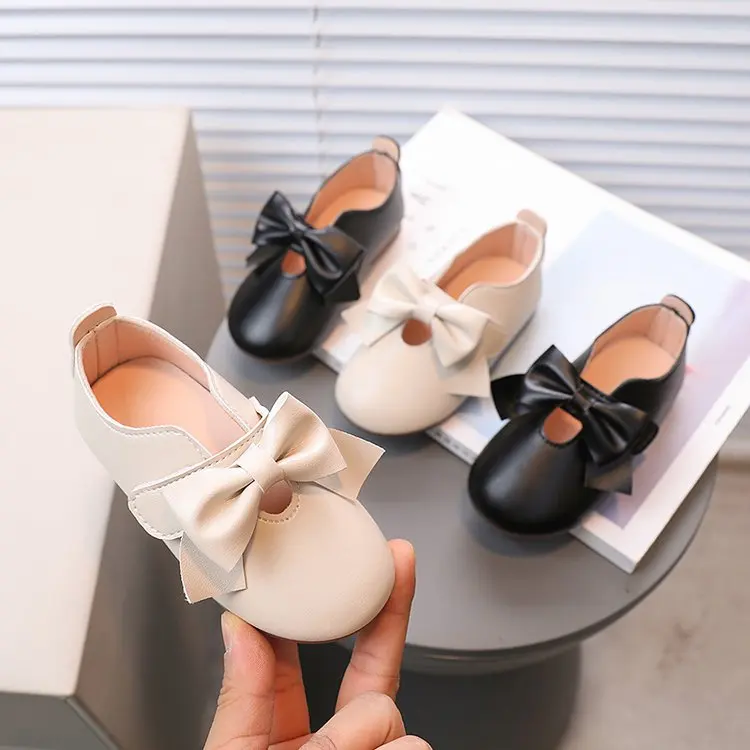 

New Spring Kids Princess Shoes Children Shallow Shoes Fashion Baby Girls Toddler Ballet Flats Sweet Dress Shoes Mary Jane
