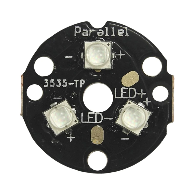 Triple XP-G3 Royal Blue 455nm SMD 3535 LED on 20mm DTP Copper MCPCB Parallel