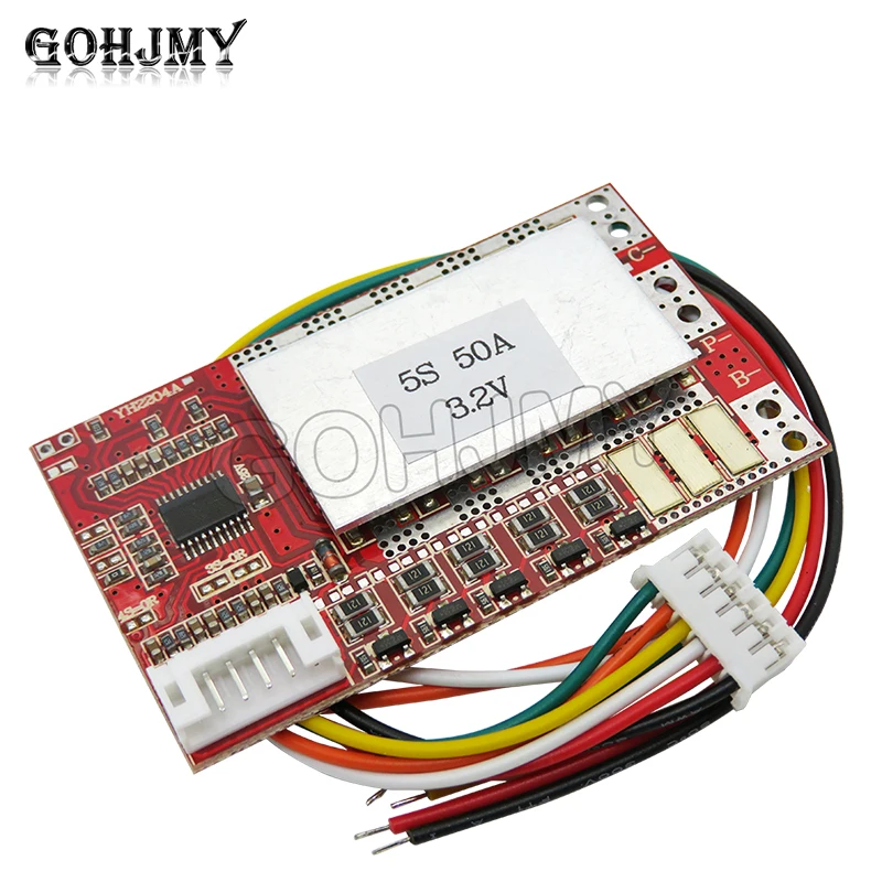 3S 4S 5S 50A BMS Board/ 55A 3.7V Lithium battery protection board/3.2V iron phosphate/LiFePO4 battery BMS board with Balance